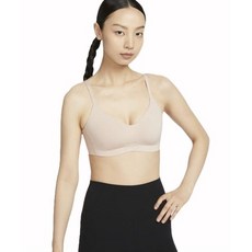 나이키 엘레이트 미니멀리스트 라이트 서포트 패드 컨버터블 스포츠 브라 W - 파티클 베이지 화이트 FQ3551-207