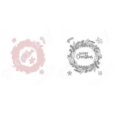 새로운 와인 병 & 유리 별 사각형 금속 커팅 다이 실리콘 스탬프 스크랩북 앨범 장식 공예 DIY 카드용, 19 Y8329-A Set