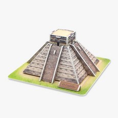 세계 유명 건축물 역사 배우기 7대 불가사의 랜드마크 7종 3D 입체퍼즐 만들기DIY 1개, 엘카스티요