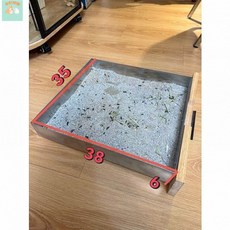 本町 兔兔也瘋狂 兔子加腳底網 寵物廁所 養鳥網格 304不銹鋼不生銹 寵物圍欄 寵物 寵物柵欄 柵欄 柵欄寵物, 定制34*37*4厘米高, 1個