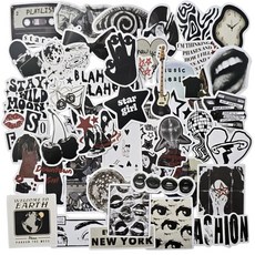 포트렘 캐리어스티커 노트북스티커 꾸미기, 12_블랙