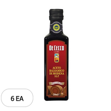 데체코 발사믹 모데나 식초5년산, 6개, 250ml