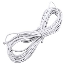 둥근 칼라 고무줄 길이 400cm, 1개, 화이트3mmx400cm