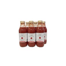 바이오아그리 타카스 홋카이도 특산 다이세쓰야마 토마토 주스 무염 500g×6개, 500ml