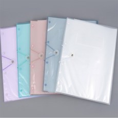 사라마켓 클리어 A4 파일북 a3보관파일 문서파일케이스, 30매 - 퍼플