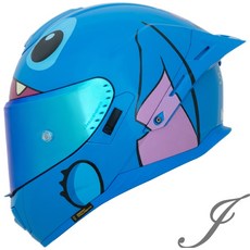 MESUCA 麥斯卡 M619 史迪奇聯名全罩安全帽 - 正版授權, S：55-56cm