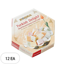 코스카 터키쉬딜라이트 젤리 믹스플레이버, 250g, 12개