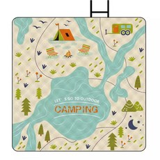 에스에스지 여름용 야외돗자리 캠핑용 돗자리, 야생 캠핑
