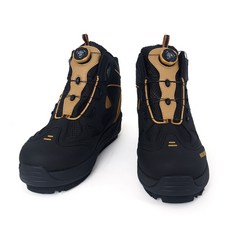 락크웰 선상 갯바위 3D컷 탈부착 핀펠트 낚시화 - 교체용 고무밑창 포함, 골드, 260