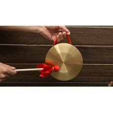 樂器銅鑼 開道鑼 風水樂器 聲響音翠 兒童音樂啟蒙玩具 安全無毒, 1個