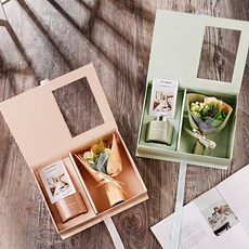 臺灣出貨 七夕情人節禮物生日禮物香薰香皂花束套裝禮盒香皂永生花伴手禮品, 香薰禮盒+璀璨戀人,花香薰+卡片+花束