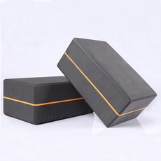 加厚高密度瑜珈磚，輔助支撐，減輕關節壓力，輕巧便攜, 高貴紫, 1個