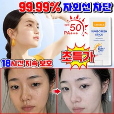 [여름 필수] 1/1+1/2+2 선스틱 스틱형 선크림 남자 썬스틱 쿨링 고체 자외선 차단제 워터프루프 선케어 SPF50+ PA++++ LUPEIYA, 1개, 15g