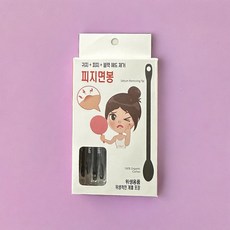 멸균 피지면봉 풍성 개별포장 유기농 국산 검정 향균, 30개입, 5박스