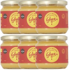 Happy Butter 해피 버터 오가닉 아티산 기 버터, 300g, 6개