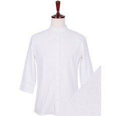 FS-187 린넨 7부셔츠 -화이트