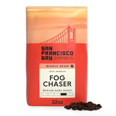 San Francisco Bay 원두 커피 - DECAF 베이 브릿지 블렌드 0.9kg2파운드 백 미디엄 로스트 스위스 수처리 174841, Fog Chaser, 900g, 1