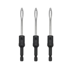 타이어 펑크 빵꾸 수리 바늘 지렁이 끈끈이 충전드릴용, 기본, 3개