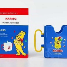하리보 팩홀더 125ml 팩우유홀더 음료보관, 블루