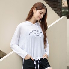 에어워크서프 여성비치웨어 후드 커버업 티셔츠 YAWe5271