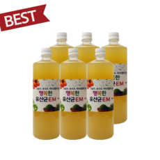 행복한도가수 6병 세트 회사명: 유정룡효소과학, 1.8L