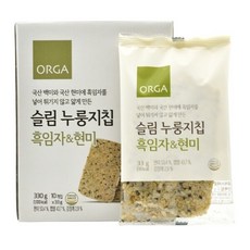 ORGA Slim Nurungji 薯片黑芝麻糙米 10ea, 330g, 1盒