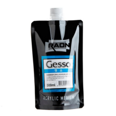 아크릴 젯소 전문가용 미술용 파우치 회화용 젯소 보조제 대용량 그리기 페인트 캔버스 수성 도구 밑칠