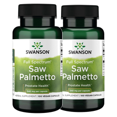 Swanson Saw Palmetto Prostate Health Capsule 스완슨 쏘팔메토 전립선 헬스 캡슐 540mg 250정 2개, 100정