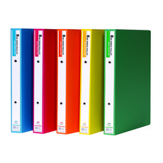 삼정 칼라 2공 바인더 하드커버 바인더 O링바인더 파일철 칼라보드파일 A4, 청색1개