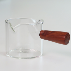 원두걸스 에스프레소 샷잔 유리 샷글라스 100ml 홈카페, 2. 우드핸들샷잔 100ml, 1개