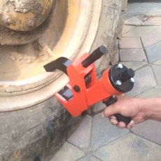 대형 타이어 탈착기 스트립 바퀴 휴대용 슬리브 리무버 교환 22MM, 1개, A. 휴대용 에어건 타이어 프레스 대형 타이어용