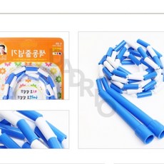 콩킹팜 김수열 어린이용 색동구슬 파랑1P 아동용줄넘기