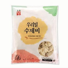 국산밀 100% 한국 우리밀 농협 우리밀 수제비1kg (2개) 총2개, 2개, 1kg