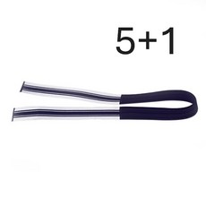 면 벨트마사지 레자끈 75X1800mm (5개 묶음 판매) 구입시+1개 추가증정, 네이비+검정, 벨트마사지레자끈 5+1