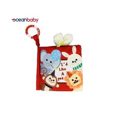 Ocean Baby互動感知布書，柔軟布料，聲響設計，刺激視覺發展, 歡樂森林