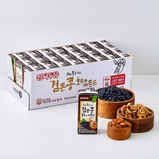 삼육두유 검은콩 호두와 아몬드, 190ml, 24개