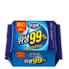 무궁화 BIG 살균 99% 비누, 450g, 4개