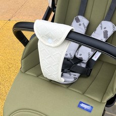 위크앤픽 유모차시트 카시트쿨시트 통풍시트 출산선물, 1개, 크림커피 앞 크로스바디 면직물