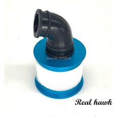 1pcs 110 RC 모델 니트로 자동차 예비 부품 알루미늄 에어 필터 HSP 02028 94122 94166 94177 94188, [07] Blue