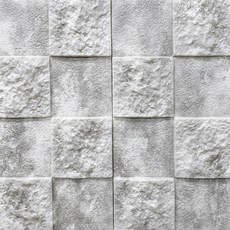 쿠셔니 폼블럭 폼벽지 접착식단열벽지 붙이는벽지 70cm x 70cm, 실버그레이, 1개
