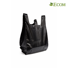 에코컴퍼니 손잡이 비닐 봉투 검정색, 5L, 100개