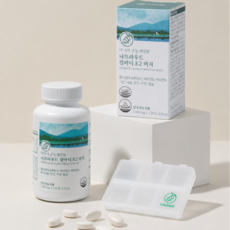 나프라우드 칼마디 K2 머치 칼슘 마그네슘 비타민D 비타민K2 MK-7 칼맥디 영양제 + 약통 세트 패키지 구성, 1개, 120정