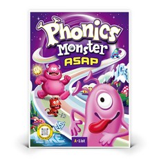 파닉스 몬스터 Phonics Monster ASAP Student Book Student Book+APP | AList - AList, 파닉스 몬스터 Phonics Monster ASAP S