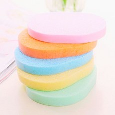 클렌징스펀지 15mm, 1개, 색상랜덤