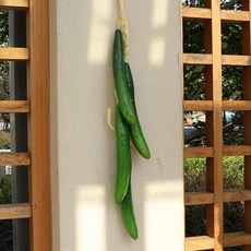 인공 야채 가짜 마늘 다발 주방 고추 장식 걸이식, 오이