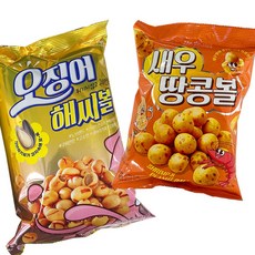 노브랜드 새우땅콩볼 150g + 노브랜드 오징어해씨볼 270g 세트, 1세트, 420g
