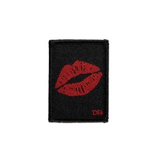 DIME BAGS 교체 가능한 패치 | 백팩 모자 재킷 및 다임 백 커스터마이징을 위한 후크 앤 루프 롤러 스케이트 173397, 키스