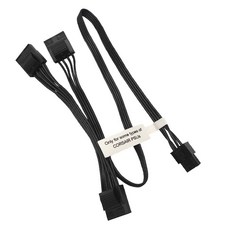 COMeap Molex Corsair PSU용 전원 케이블 6핀 - 3X 4핀 Molex 암 하드 드라이브 전원 어댑터 스플리터 BTC 마이닝 라이저 카드용 50.8cm(20x, COMeap Molex Corsair PSU용 전원 케