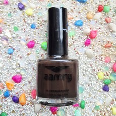 네일쎈 칼라쿠아 수성매니큐어 네일아트놀이, A-22 Dark Brown, 1개