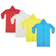 콜핑 유니 레인코트(KFA4053U 005), RED, 1개